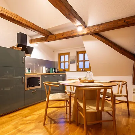Neu - Dachsuite - Sauna - Terrasse - 4p - Fruehstueck Buchbar Schneeberg (Saxony)