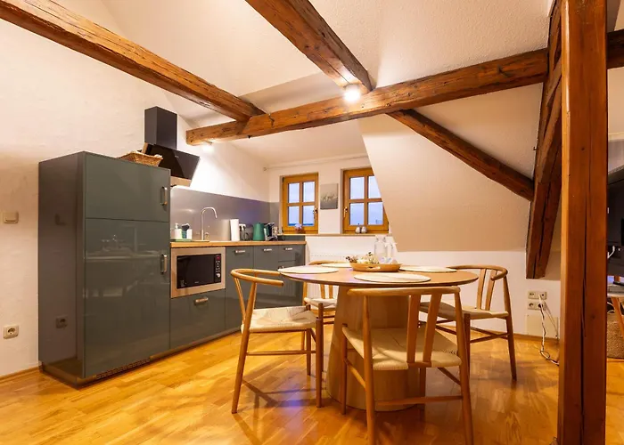 Neu - Dachsuite - Sauna - Terrasse - 4p - Fruehstueck Buchbar Schneeberg (Saxony)